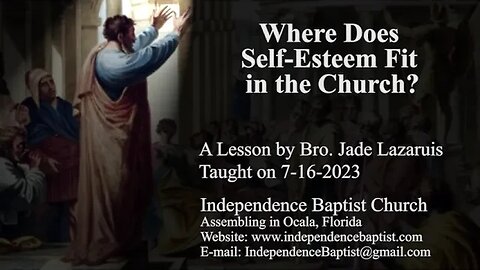 Where Does Self-Esteem Fit in the Church?