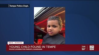 Child found alone in Tempe, police looking for parents