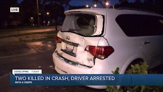 Milwaukee police: 2 killed in 2-car crash on Keefe Ave.