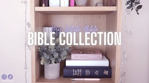 My Bible Collection 2022 | How I Display My Bibles | Bible Stack | Tour Of My Bibles | Bible Shelf
