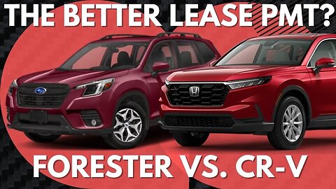 Why you might pick the Forester OVER the CR-V in 2023