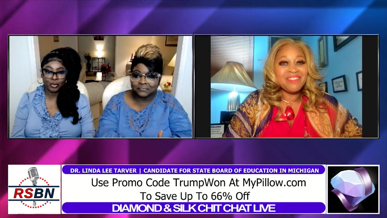 Watch: Diamond & Silk Chit Chat Live Joined By Dr. Linda Lee Tarver 8/24/22