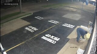 Surveillance of Allen Park vandalism