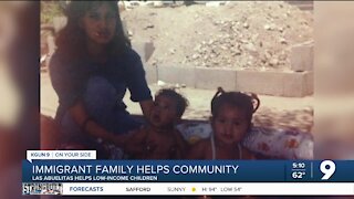 Immigrant family makes a difference in low-income children's lives