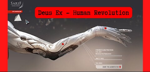 Video game and Transhumanism | Deus ex • Human Revolution