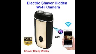 Electric Shaver Hidden Wi-Fi Spy Camera sample video