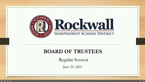 Digital Boots Goes to the Rockwall School Board Meeting June 21,2021