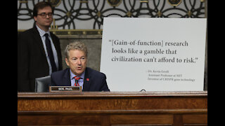 Senator Rand Paul and Dr. Anthony Fauci Spar Over Gain-of-Function