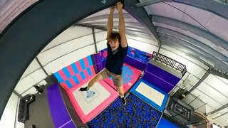 I Hired Pro Athletes To Test My Trampoline Park!