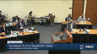 Judge dismisses two jurors in Chauvin trial