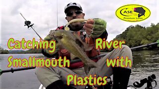 Catching River Smallmouth with Plastics