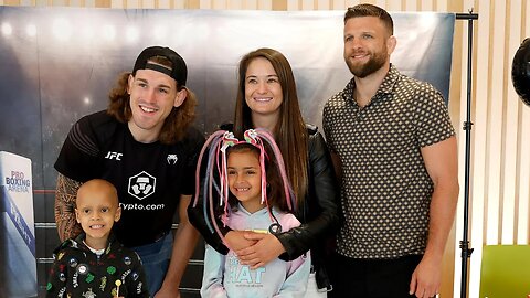 UFC Fighters Visit Nicklaus Children’s Hospital in Miami, Florida