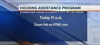 Housing assistance program Zoom call today