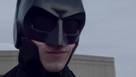 Student creates real life 'Batsuit' combat armor