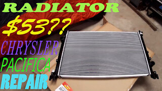 2005 Chrysler Pacifica radiator replacement - Random Garage