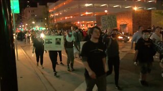 Peaceful protests continue overnight