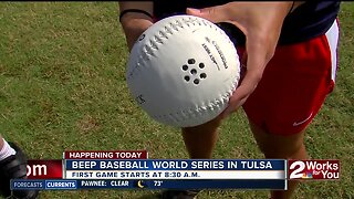 Beep baseball world series taking place in Tulsa