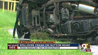 Rollover crash on Sutton Rd.