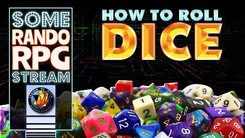 How to roll dice in your favorite #TTRPGs & more about dice!