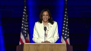 Vice President-elect Kamala Harris delivers first speech since presidential election called