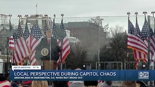 Arizona perspective during Capitol chaos