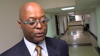 Milwaukee County Sheriff Earnell Lucas speaks about his injury