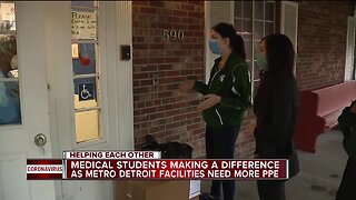 Medical students making a different as metro Detroit facilities need more PPE