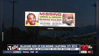 Photos of missing California City toddlers now on Bakersfield billboard