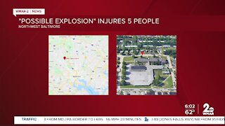 5 people injured in possible explosion