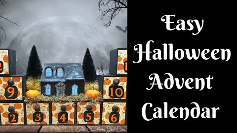 DIY Halloween Advent Calendar | 13 Days Halloween | DIY Halloween Decor | Halloween DIY