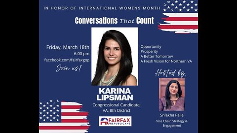 Conversation with Karina Lipsman, 3/18/22