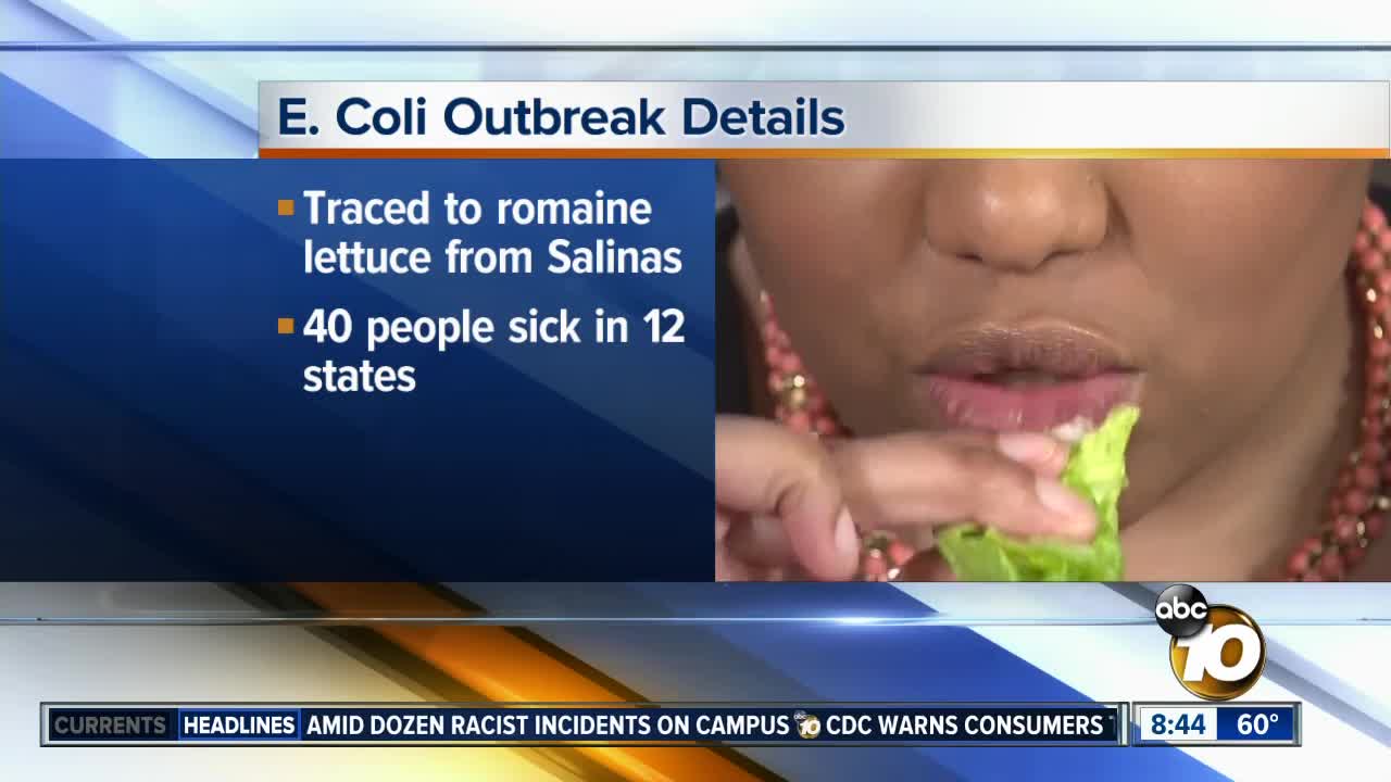E. coli outbreak linked to romaine lettuce