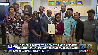 Schools join Verizon Innovative Learning program; given electronic devices, data plans, training
