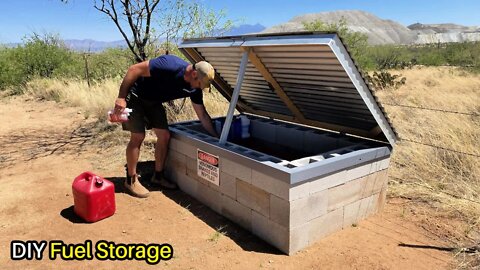 DIY Fuel Storage Box - A Simple Solution for Flammables, Solvents, Thinners, Finishes, etc