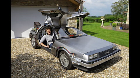 Great Scott! Man Owns Real Life Back To The Future DeLorean I RIDICULOUS RIDES