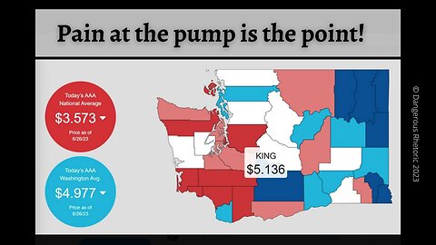 Pain at the Pump is the Point!