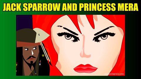 Jack Sparrow and Princess Mera
