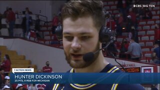 Hunter Dickinson feels Michigan basketball is hitting a groove