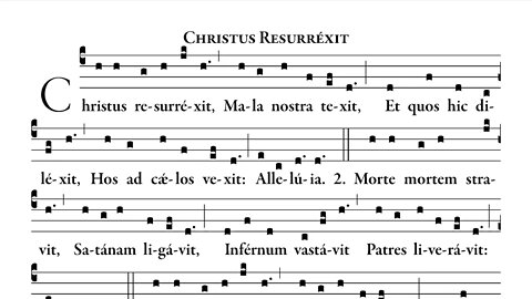 Christus resurrexit, boppy medieval Easter chant