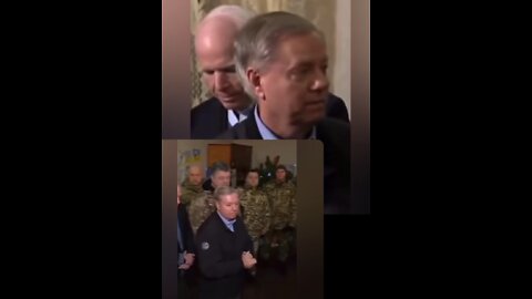 🇺🇸🇺🇦 TRAITORS - Lindsey Graham and John McCain motivation speech for the AZOV NAZIS in 2016