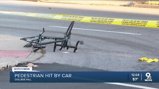 Pedestrian struck by car in College Hill