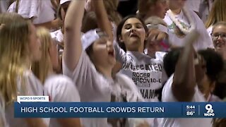 The return of full fan capacities at high school football venues is 'long overdue'