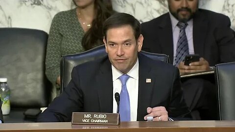 Vice Chairman Rubio Delivers Opening Remarks at a Senate Intel Nominations Hearing