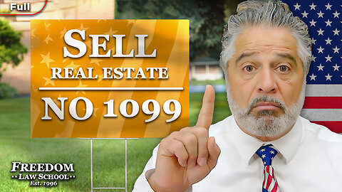 How to sell real estate with NO 1099 misinformation ‘snitch’ report going to the IRS! (Full)