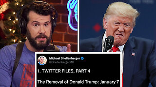 SKETCHY AF: Twitter's Justification for BANNING Donald Trump! | Louder With Crowder