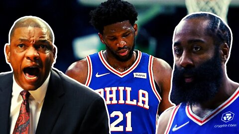 Joel Embiid Is BRUTALLY Honest About James Harden After 76ers Loss | Doc Rivers Defends His Job!
