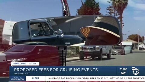 Proposed fees from National City to lowrider group for future events