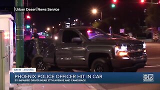 Phoenix officer hospitalized after being hit by DUI suspect