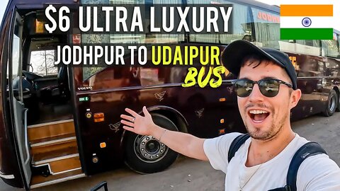 $6 ULTRA LUXURY bus to Udaipur 🇮🇳