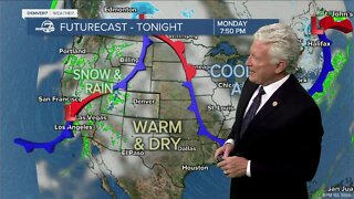 Monday, March 28, 2022 evening forecast